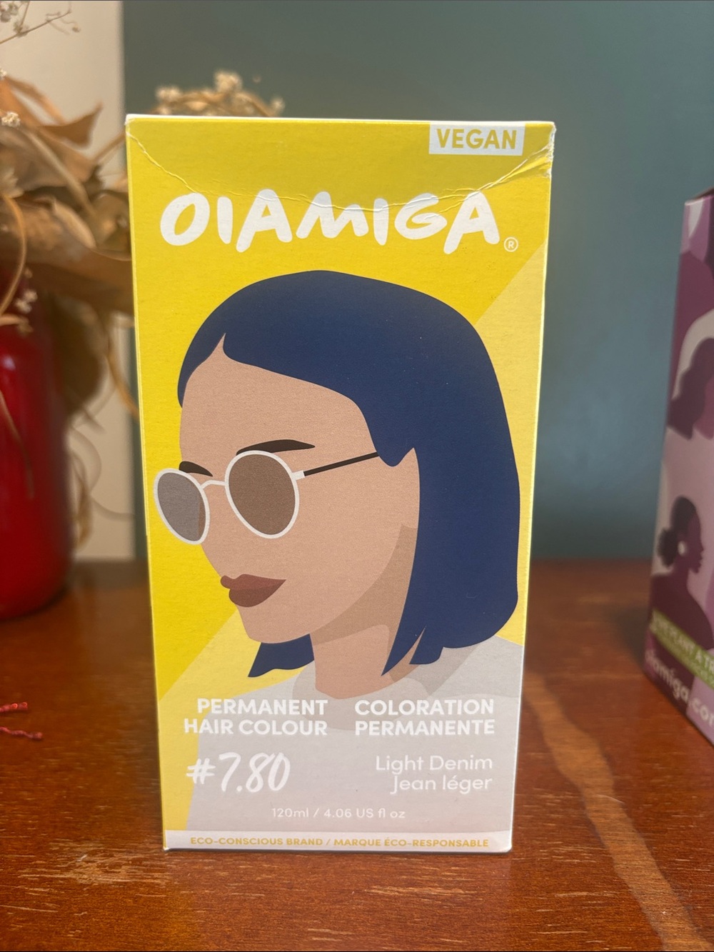 Permanent Hair Colour #7.80 Light Denim (Blue) - Vegan